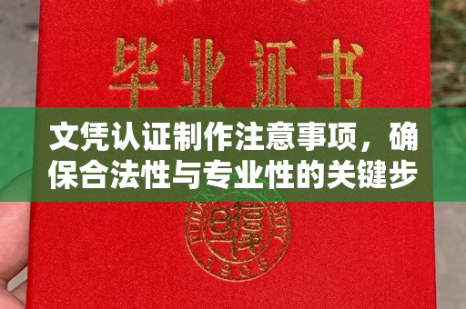 延长文凭认证制作注意事项，确保合法性与专业性的关键步骤